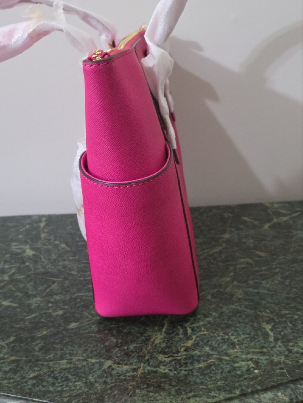 Michael Kors Hot Pink Tote - Picture 6 of 7